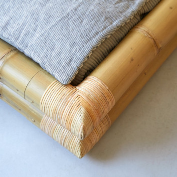 Lit futon en bambou 115x215 cm Balyss