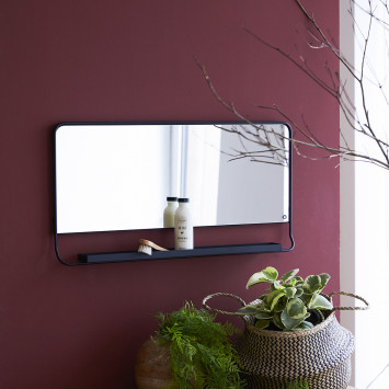 Miroir en métal Element horizontal 80x40 cm