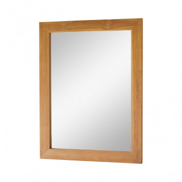 Miroir en teck Tona 90x70 cm