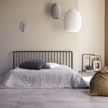 Livio - Tête de lit en métal 180 cm