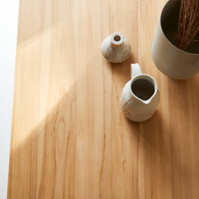 Coffee Tek - Table en teck massif 6/8 pers.