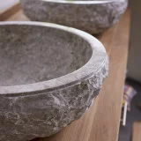 Scrula - Vasque en marbre grey