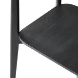 Jonàk - Chaise en teck massif black