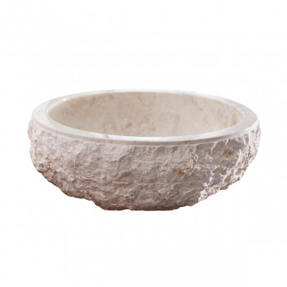 Scrula  - Vasque en marbre cream