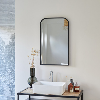 Nordic - Miroir en métal 80x50 cm