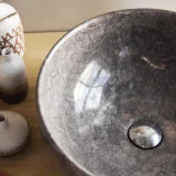 Mia - Vasque en marbre light grey