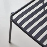 Gaby - Chaise en métal black