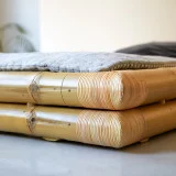 Balyss - Lit futon en bambou 90x190 cm