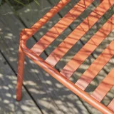 Gaby - Chaise de jardin en métal orange