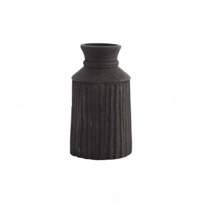 Jug - Vase en terre cuite, black