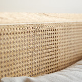 Adèle - Tête de lit en rotin cannée 160 cm