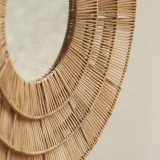 Alan - Miroir en fibres naturelles 50 cm