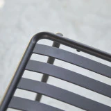 Gaby - Chaise de jardin en métal black