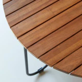 Key Wood - Table basse lattée en acacia massif